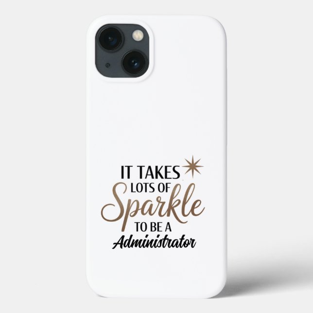 Administrator Sparkle Case-Mate iPhone Case (Back)