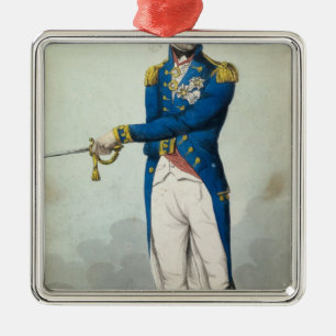Admiral Horatio Nelson Metal Ornament