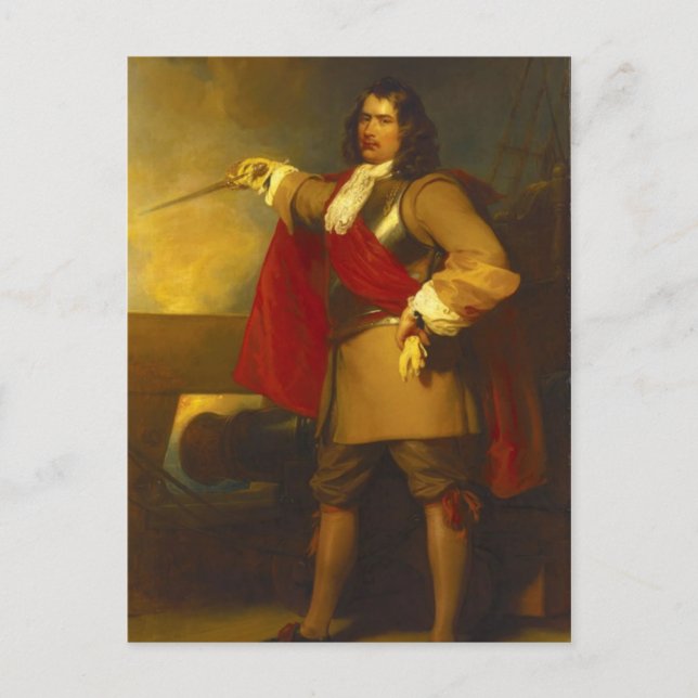 Admiral Robert Blake Postcard (Front)