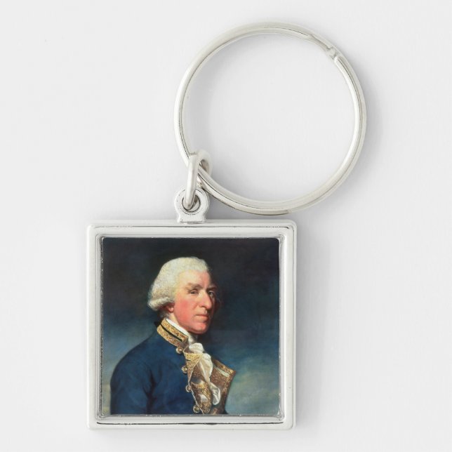 Admiral Samuel Hood, 1st Viscount Hood  1784 Key Ring (Front)