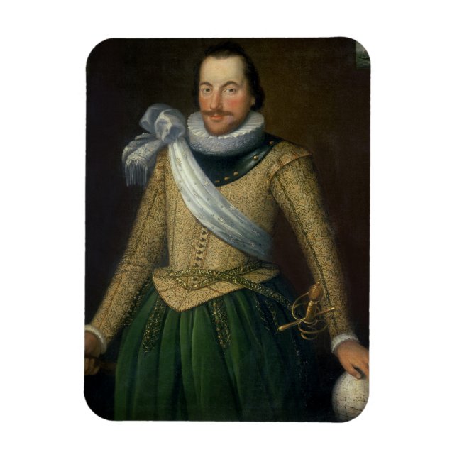 Admiral Sir Thomas Button (d.1694) Magnet (Vertical)