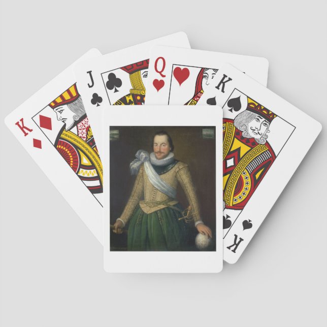 Admiral Sir Thomas Button (d.1694) Playing Cards (Back)