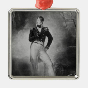 Admiral Thomas Cochrane Metal Tree Decoration