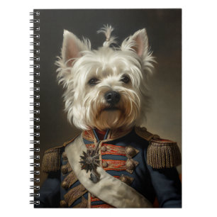 Admiral West Highland Terrier Notebook