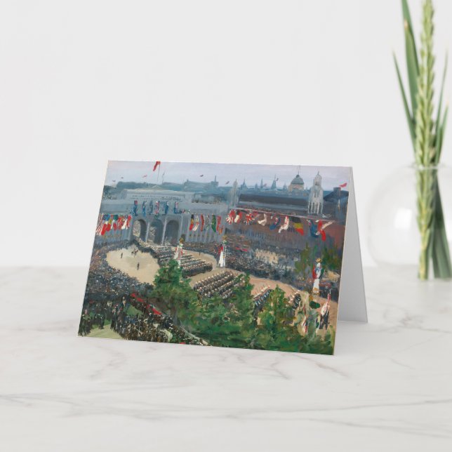 Admiralty Arch, 19th July 1919 | Sir John Lavery Card (Front)