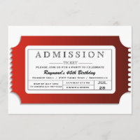 Admission Ticket to Party