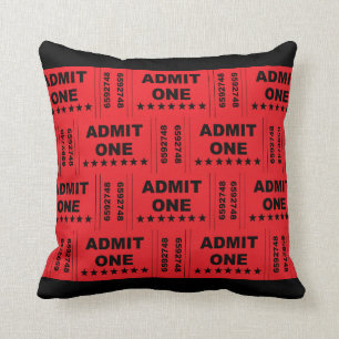 "Admit One" Pillow