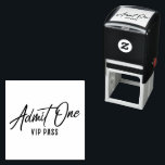 Admit One VIP Pass Self-inking Stamp<br><div class="desc">Admit One VIP Pass self-inking stamp. You can further customise this design by selecting the "customise further" link if desired.</div>