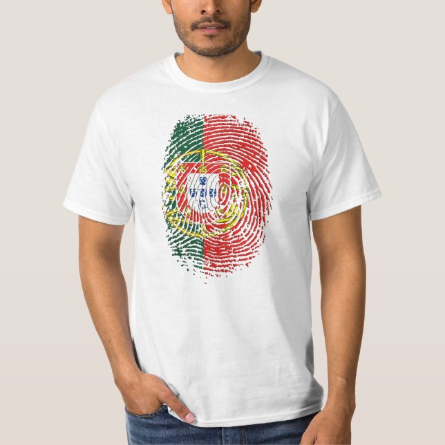 ADN Português (DNA) - Tugas Camisas e Presentes T-Shirt (Front)