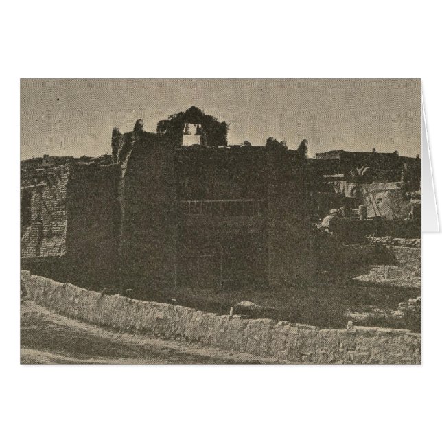 Adobe church Zuni (Front Horizontal)