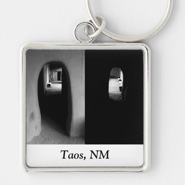 Adobe Corridor in Taos, NM keychain (Front)