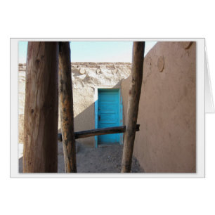 Adobe Door in New Mexico