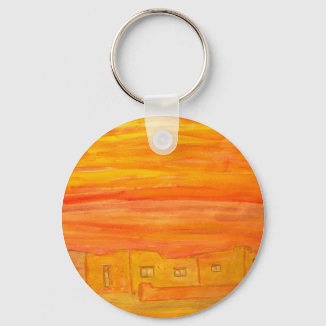 adobe sky santa fe key ring (Front)