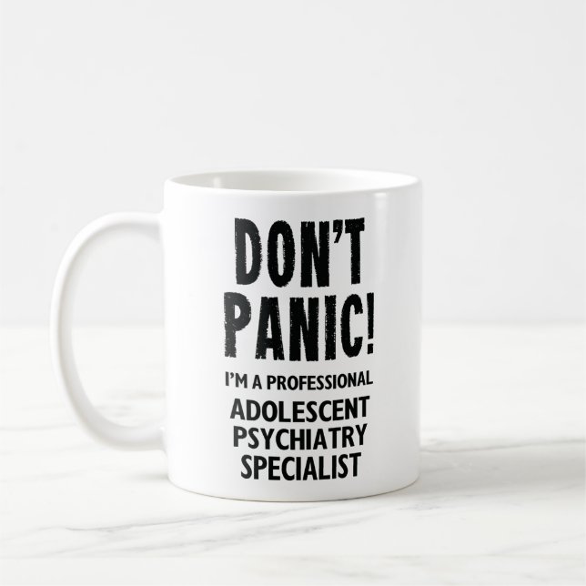 Adolescent Psychiatry Specialist Coffee Mug (Left)