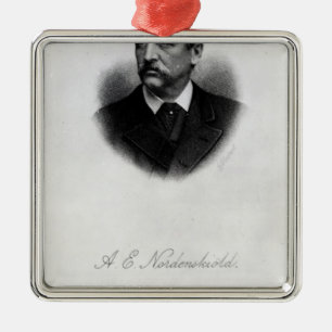 Adolf Erik Nordenskiold, 1880 Metal Ornament