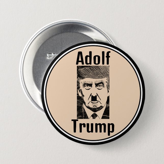 Adolf Trump Button (Front & Back)
