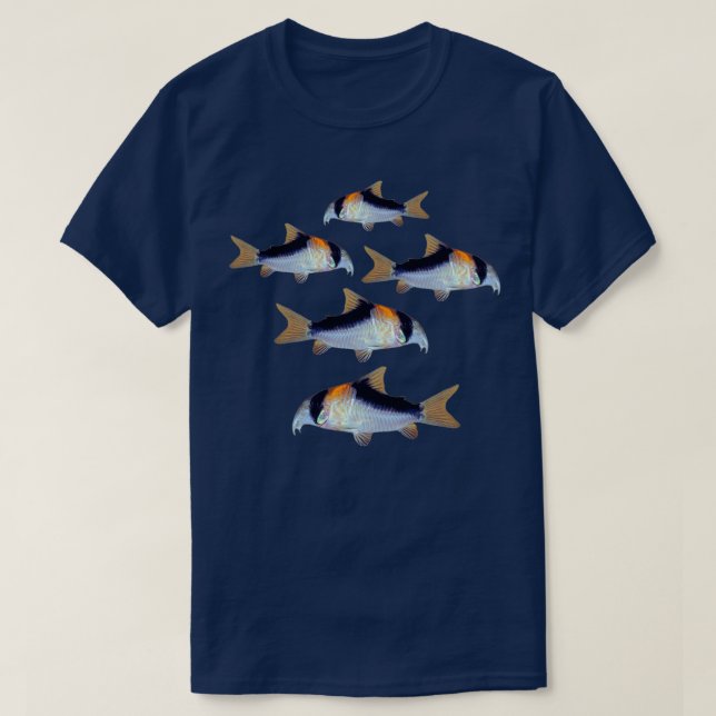 Adolfoi Corydoras Catfish Aquarium Fish Lovers Kee T-Shirt (Design Front)