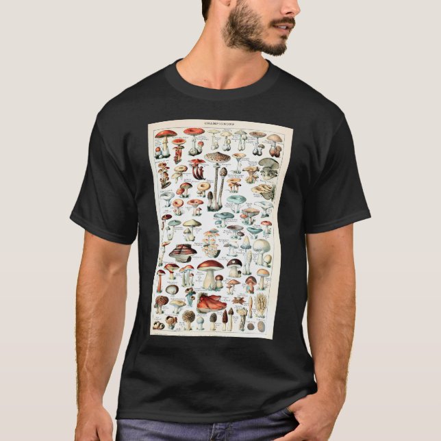 Adolphe Millot - Champignons Pour Tous - French Vi T-Shirt (Front)