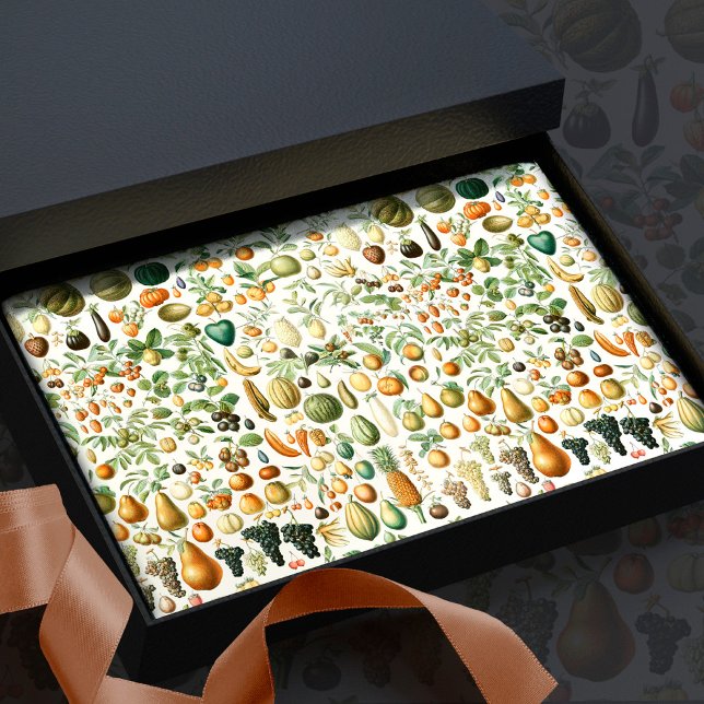 Adolphe Millot Fruit Pattern Tissue Paper (Creator Uploaded)