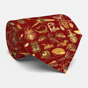 Adolphe Millot - insects Tie