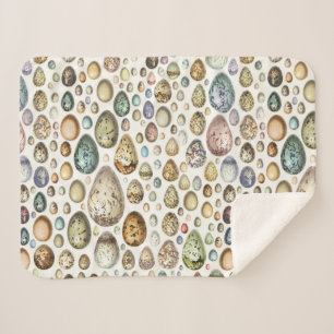 Adolphe Millot Ouefs Eggs Sherpa Blanket