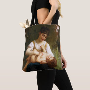 Adolphus Child And Teen by William Bouguereau Tote Bag