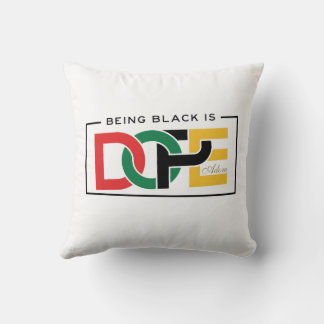 ADOM "Being Black Is Dope" V-Neck Tee Cushion
