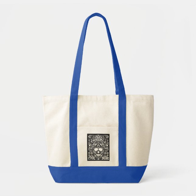ADOM "Big Trouble" Women's Long-Sleeve Tee Tote Bag (Front)