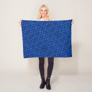 ADOM Blue Botanical Fields Blanket
