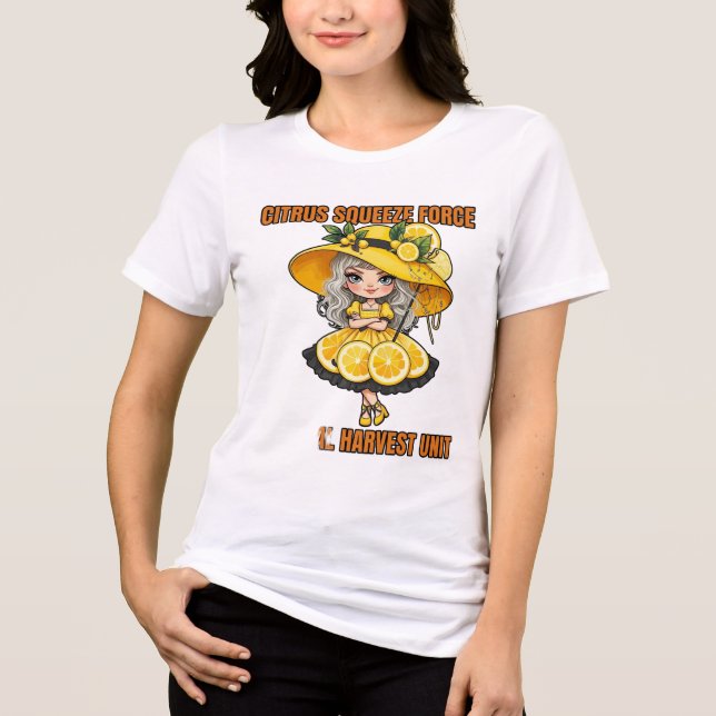 ADOM Citrus Squeeze Force Tri-Blend Shirt (Front)