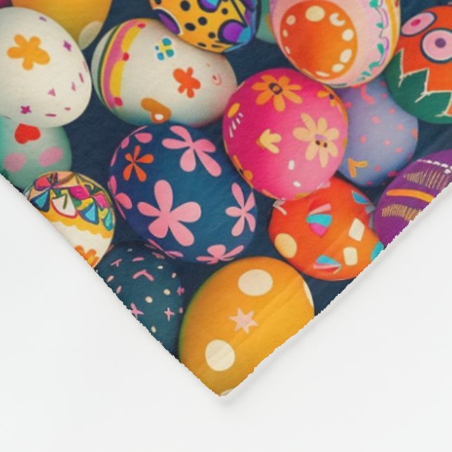 ADOM Colourful Easter Eggs Blanket (Corner)