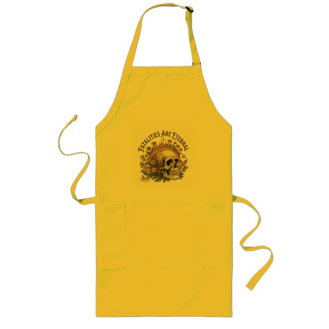 ADOM "Fatalities Are Eternal" Women's Tee Long Apron (Front)