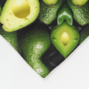 ADOM Fresh Avocado Pattern Blanket