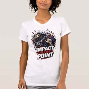 ADOM Impact Is The Point White Tee