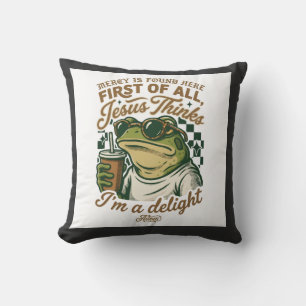 ADOM "Jesus Thinks I'm A Delight" Women's Tee Cushion
