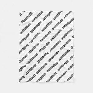 ADOM Monochromatic Dash Lines Blanket
