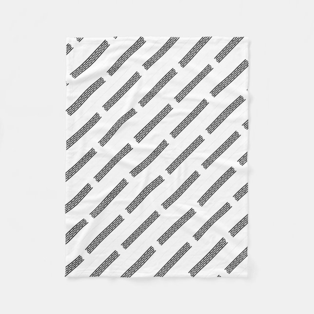 ADOM Monochromatic Dash Lines Blanket (Front)
