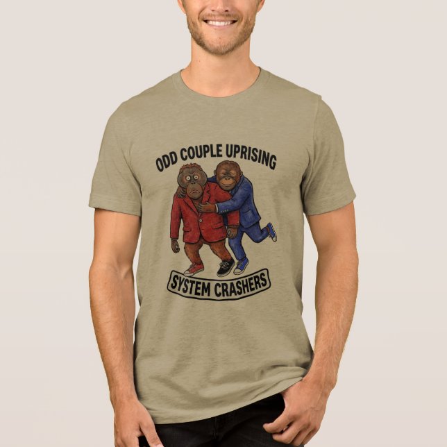 ADOM Odd Couple Uprising System Crashers Tri-Blend Shirt (Front)