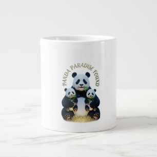 ADOM "Panda Paradise Found" Women's V-Neck Tee Large Coffee Mug