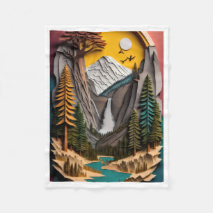 ADOM Papercut Mountain Valley Blanket