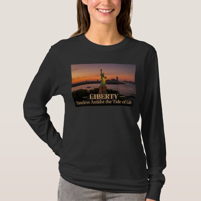 ADOM Premium Minimalist Long Sleeve Tee (Front)
