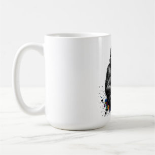ADOM Premium "Music Gorilla" Minimalist Long Sleev Coffee Mug