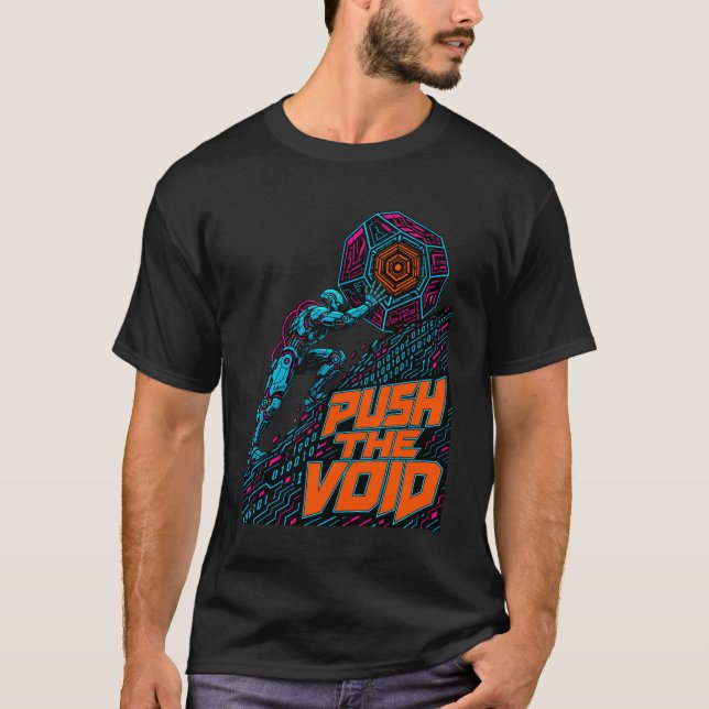 ADOM Push The Void Cyber Art T-Shirt (Front)