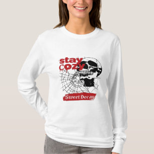ADOM "Stay Cosy" Skull Women's Long-Sleeve T-Shirt