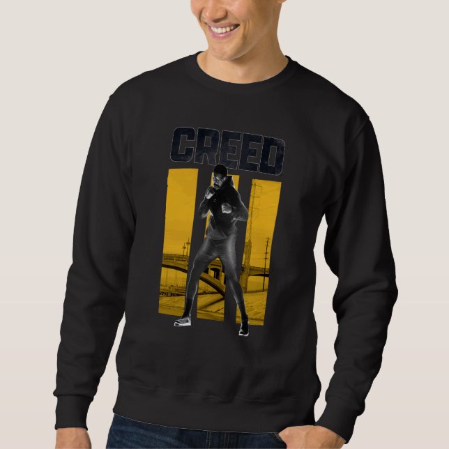 Adonis Creed Pose with III Yellow Sweatshirt (Front)