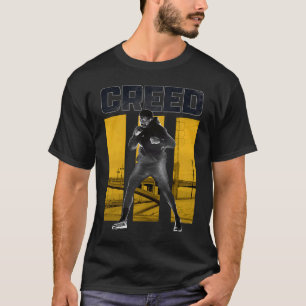 Adonis Creed Pose with III Yellow T-Shirt