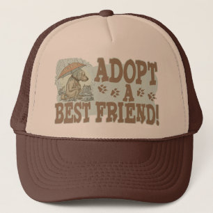 Adopt a Best Friend by Mudge Studios Trucker Hat