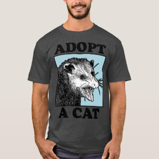 Adopt A Cat Baseball TShirt
