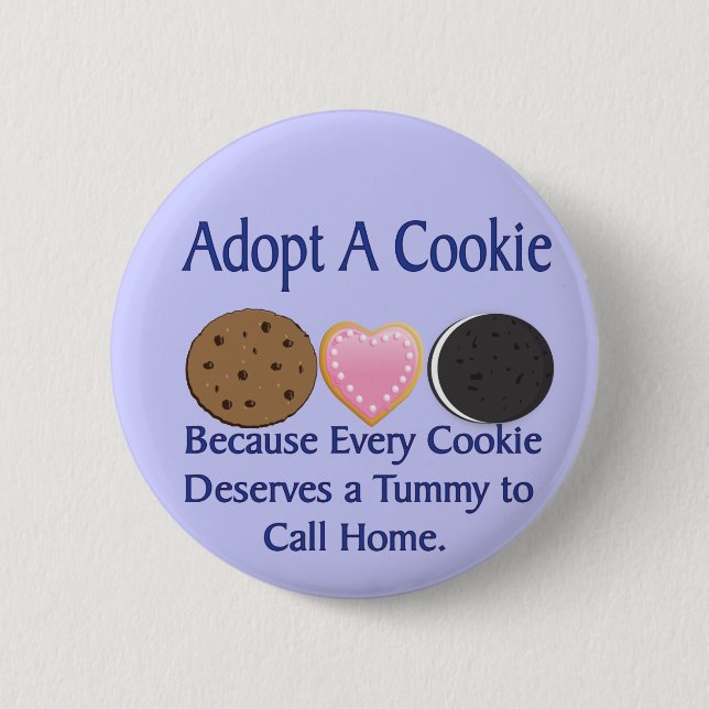 Adopt a Cookie Button (Front)