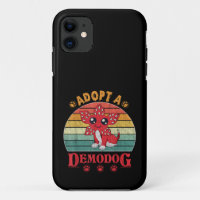 Adopt a demodog funny dog lovers gift for men wome